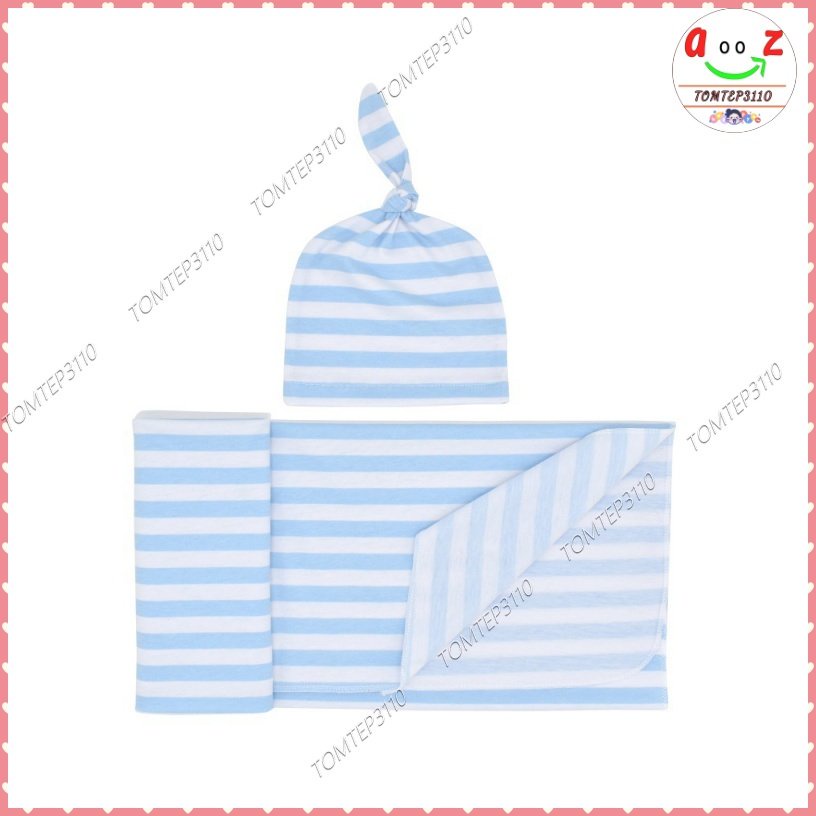 Quấn Chũn Kèm Mũ Cho Bé Sơ Sinh ☘FREESHIP☘ Ủ Kén, Nhộng Chũn Giúp Bé Ngủ Ngon