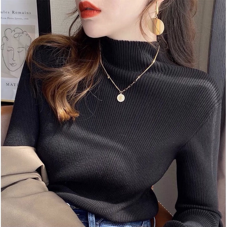 Áo Cổ 3 Phân Len Gân QC