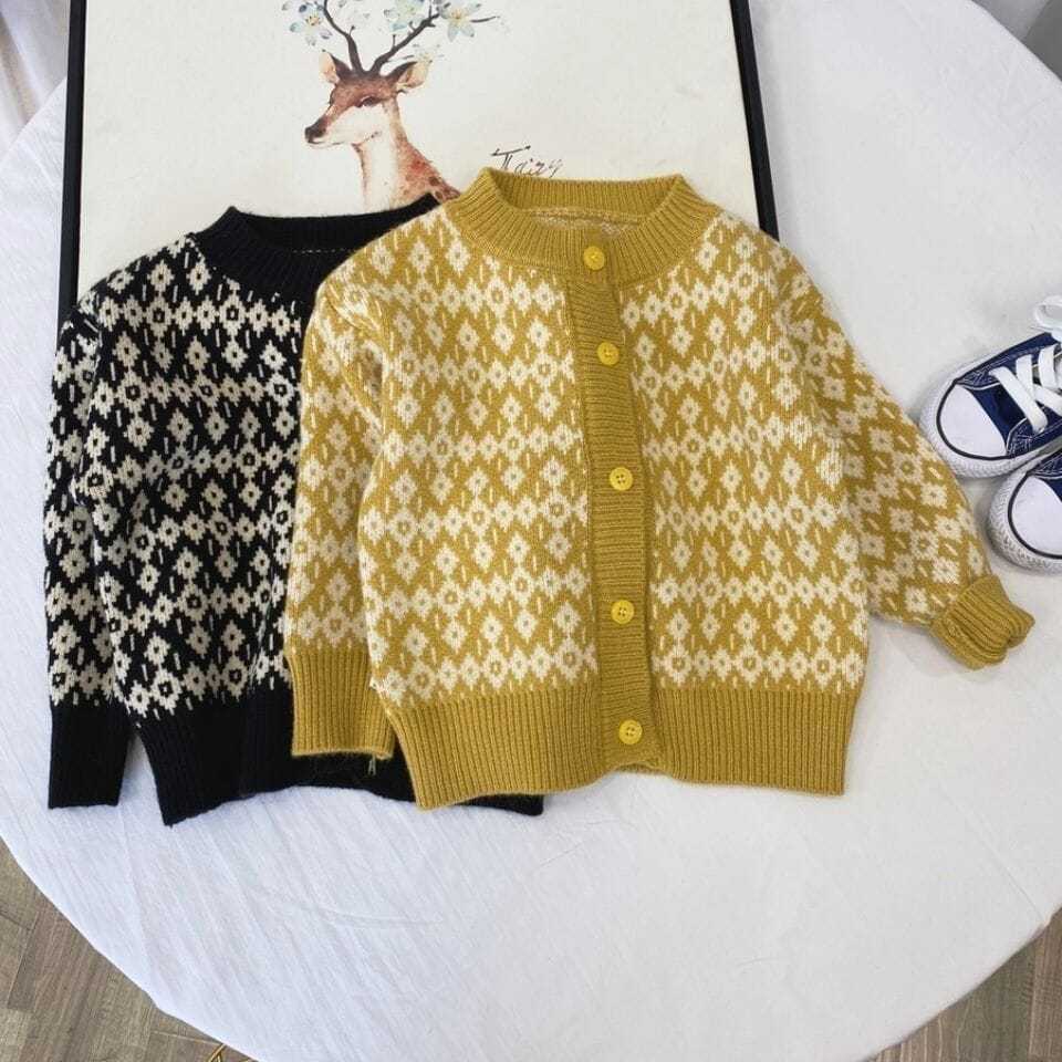 Áo Khoác Cardigan Dệt Kim Mỏng Phong Cách Hàn Quốc Thời Trang Xuân Thu Mới Cho Bé Trai