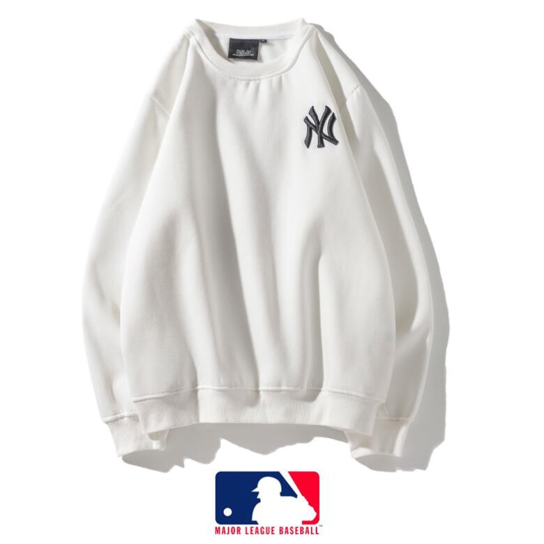 Áo Sweater MLB Vải Cotton Cổ Tròn Thêu Họa Tiết Cá Tính Cho Nam Nữ | BigBuy360 - bigbuy360.vn