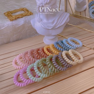 ᴾᵀᴺᵃᶜᶜ Cột tóc lò xo màu pastel siêu dễ thương