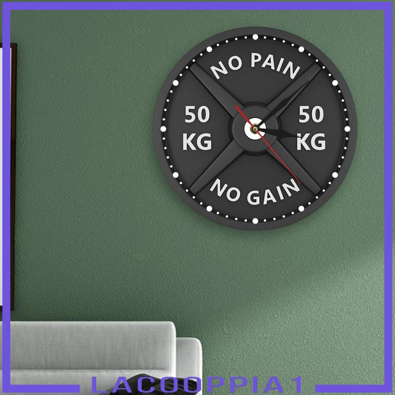 [Lacooppia1] Đồng Hồ Treo Tường Hiện Đại Tối Giản Để Tập Gym / Làm Quà Tặ