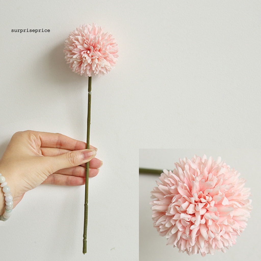 1 bó hoa bồ công anh nhân tạo bằng lụa cho trang trí