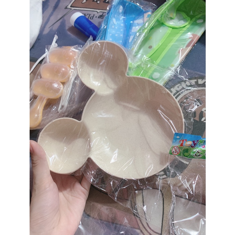 Khay ăn dặm lúa mạch hình mickey - 𝐃𝟏𝟗