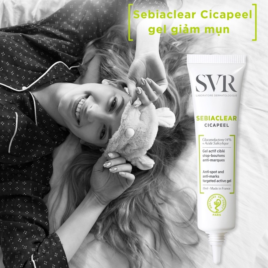 Gel làm giảm mụn SVR SEBIACLEAR Cicapeel 15ml