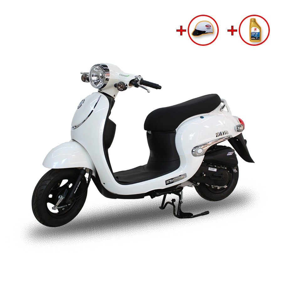 Xe máy tay ga 50cc TAYA GIOCNO LUXURY (màu trắng)