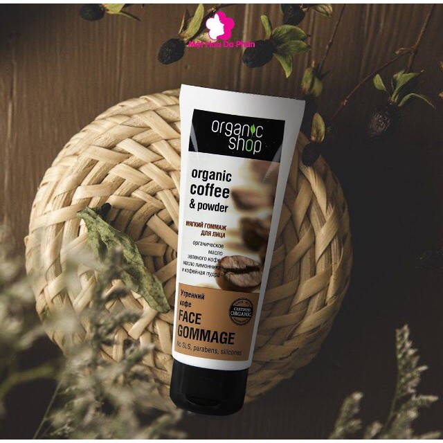 Tẩy Da Chết Body Cafe Nga Organic Shop 75ml