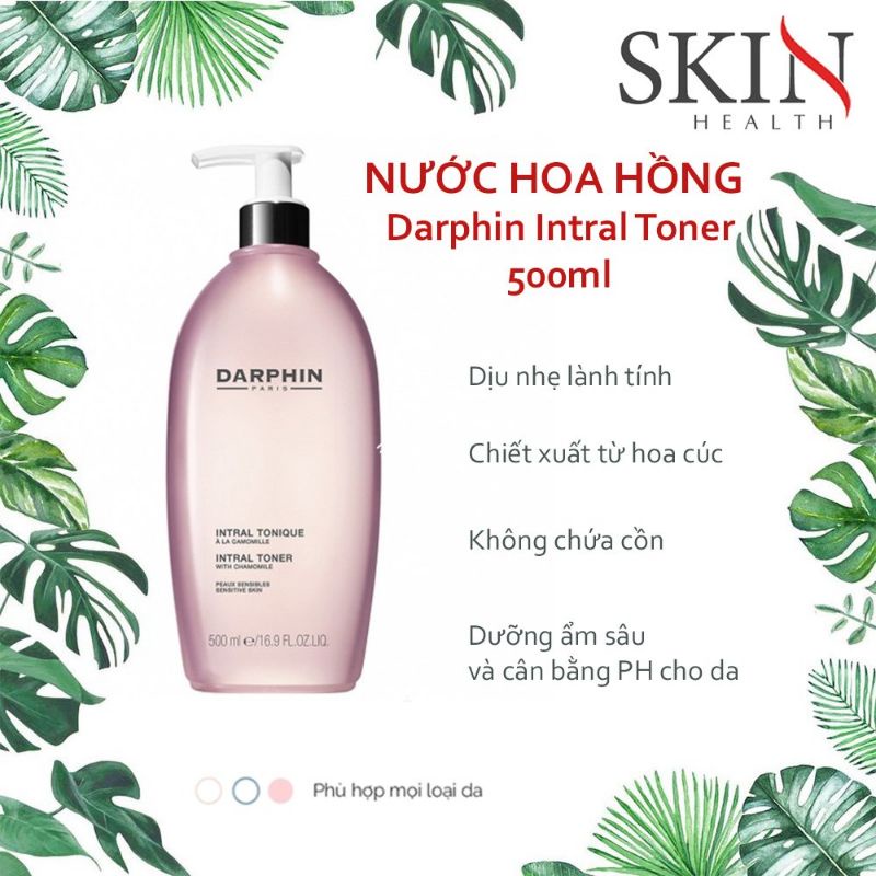 Nước hoa hồng Darphin Intral Toner 500ml