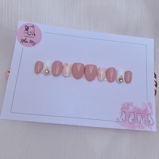[Nail Box] móng úp thiết kế loang