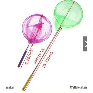 Vợt Bắt Cá Cảnh Kéo Dài 110cm - màu đỏ và màu xanh