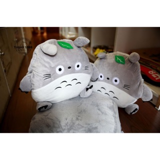 Chăn trong gối 4in1 tròn totoro lá có tay chân