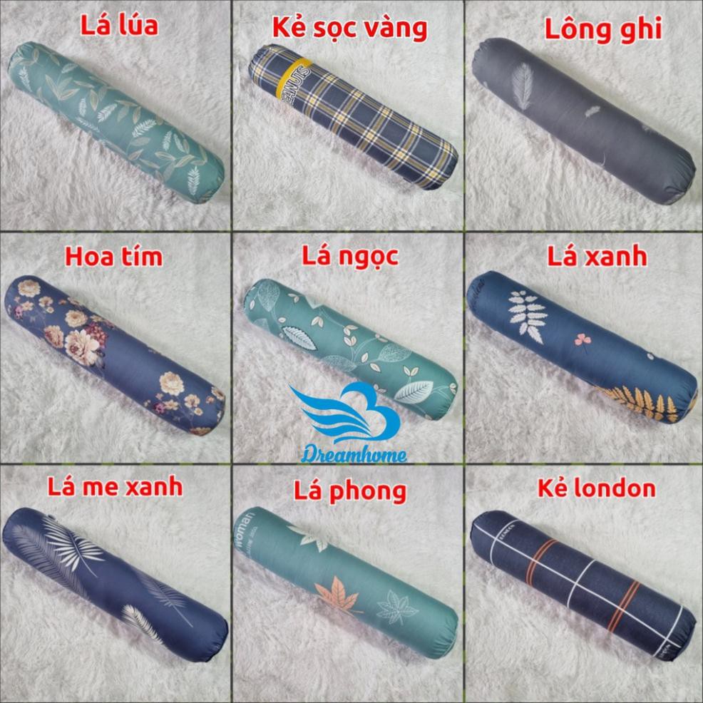 Vỏ Gối Ôm Cotton 100% Dài 95cm Kéo Khóa, Áo Gối Ôm Nhiều Màu Sắc Cho Bé Lựa Chọn