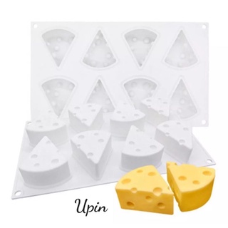 Khuôn silicon làm pudding hình miếng phô mai