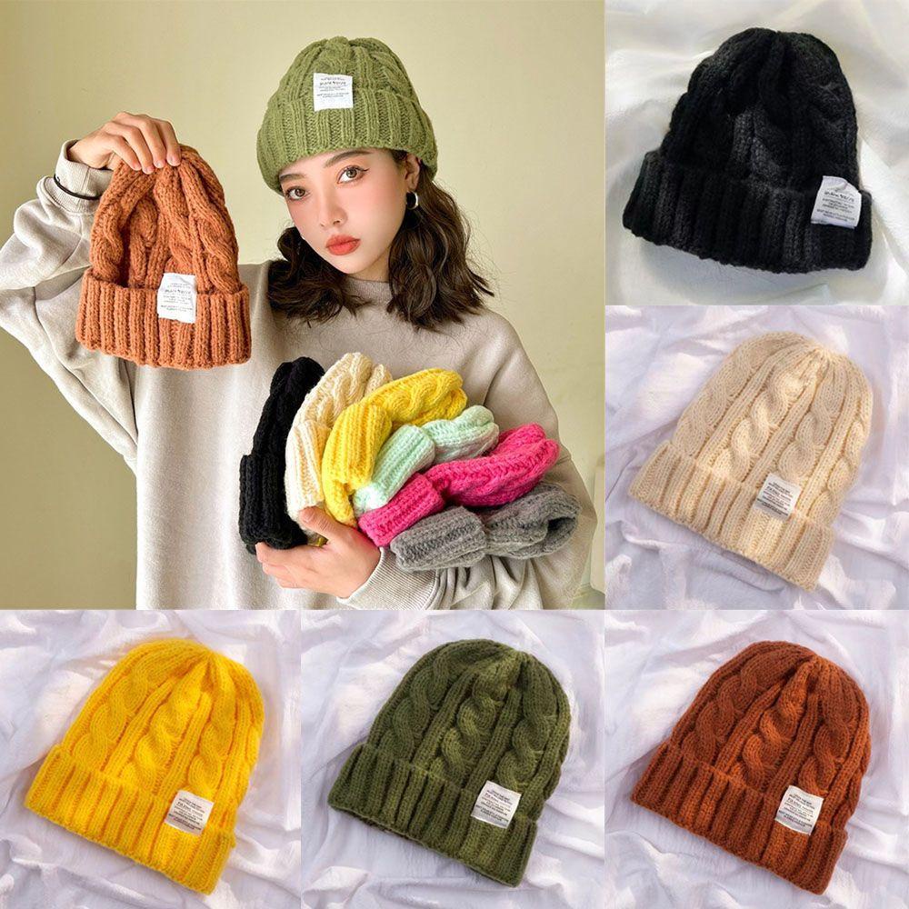 1 Mũ Len Beanie Thời Trang Cho Nữ