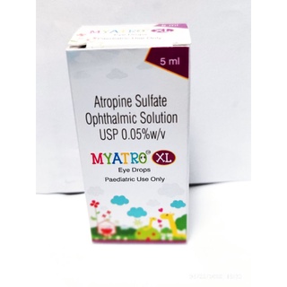 Myatro XL 5ml - dung dịch nhỏ mắt atropin 0.05% cho người cận thị