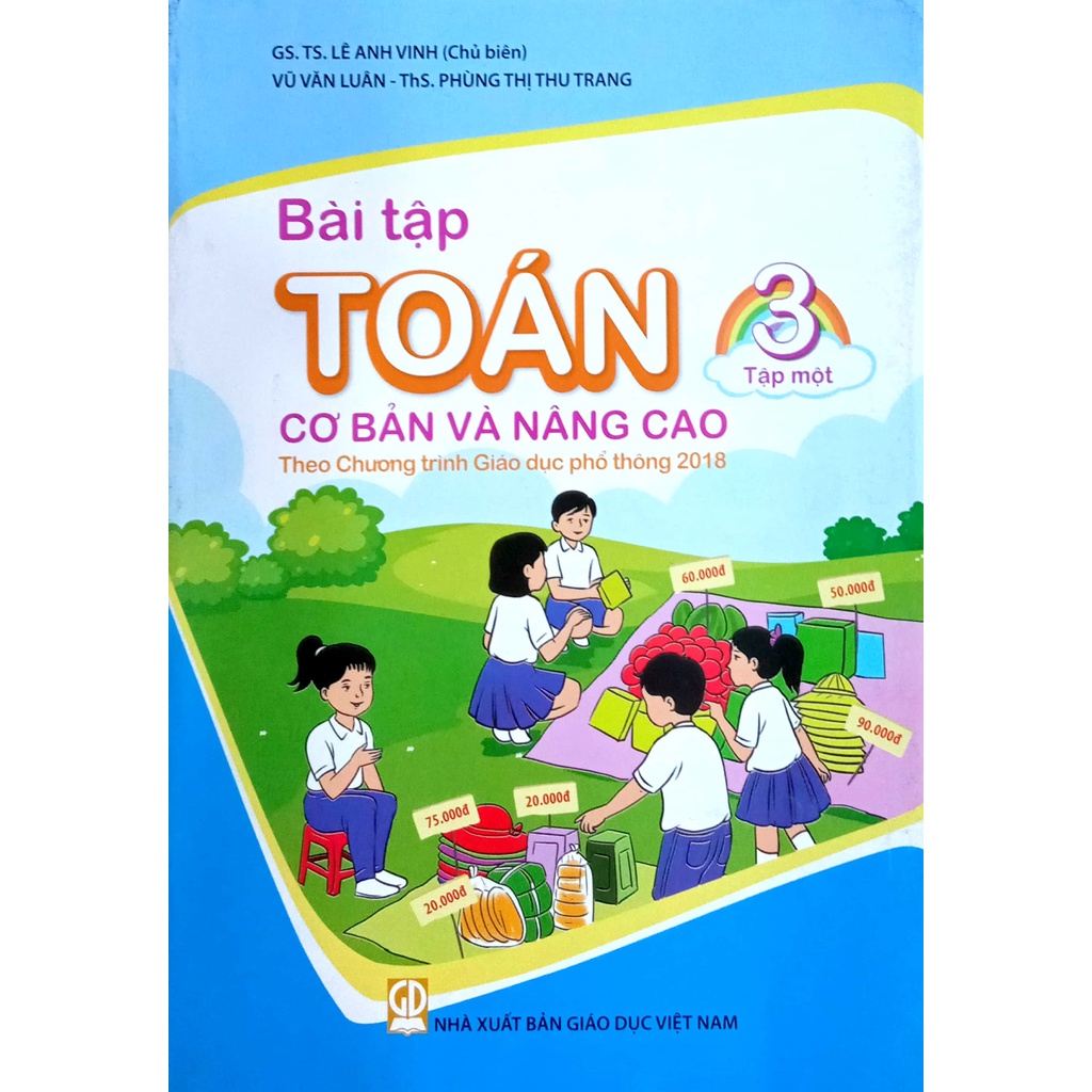 Sách - Bài tập cơ bản và nâng cao Toán 3 tập 1 - Theo Chương trình Giáo dục phổ thông 2018