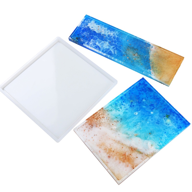 San * Khuôn Silicon Resin Làm Khay Phục Vụ Trang Sức DIY