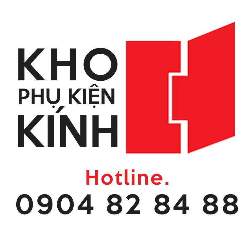 Combo bộ  phụ kiện vách tắm kính phẳng 2 tấm