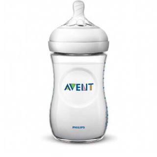 Bình sữa Avent Natural 260ml (Núm số 2. 1 tháng +)