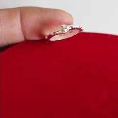 Nhẫn Mân Côi bạc ta Thánh Giá N2