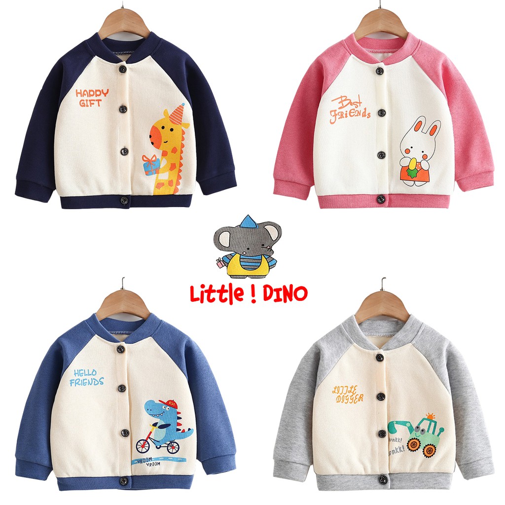 Áo Khoác Len Cardigan Cho Bé Từ 1 Đến 8 Tuổi Áo Len Thu Đông Mềm Mại