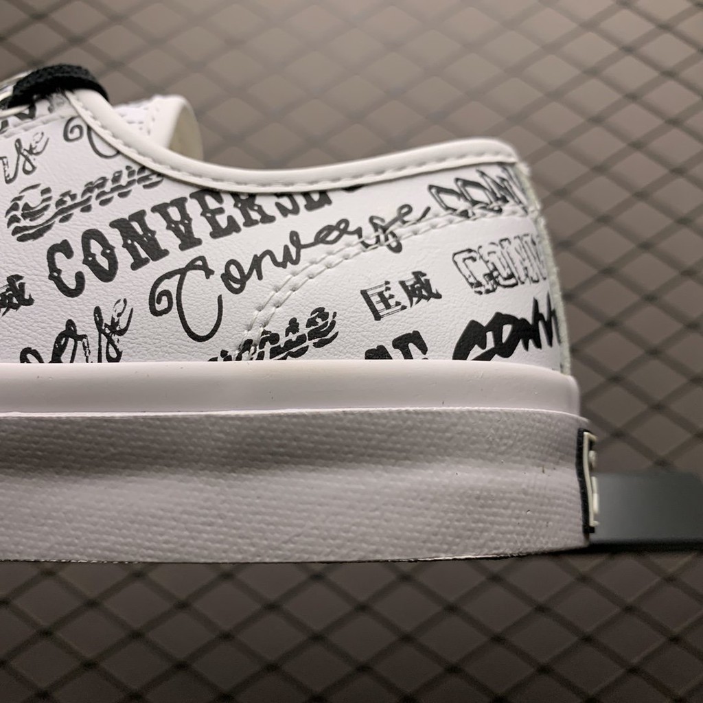 Spot Converse Converse Jack Purcell mở nụ cười thấp để giúp giày vải nam giản dị