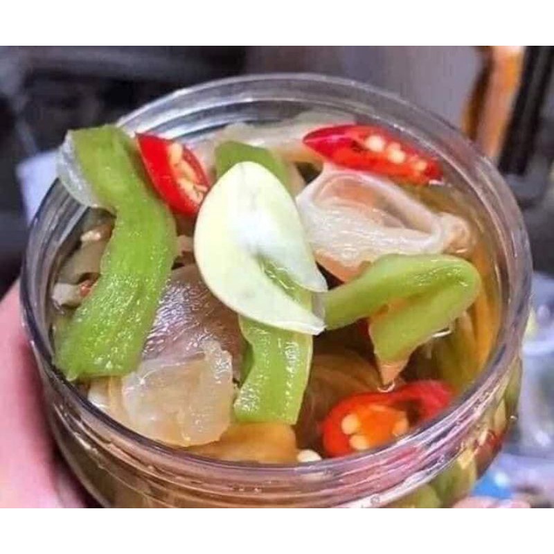 GÂN VÀ VÓ BÒ MUỐI RAU TIẾN VUA- HŨ 900G