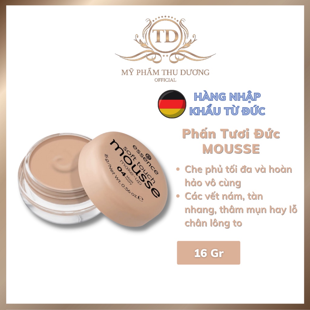 PHẤN TƯƠI ESSENCE MOUSSE MAKE UP ĐỨC - Thu Dương Official