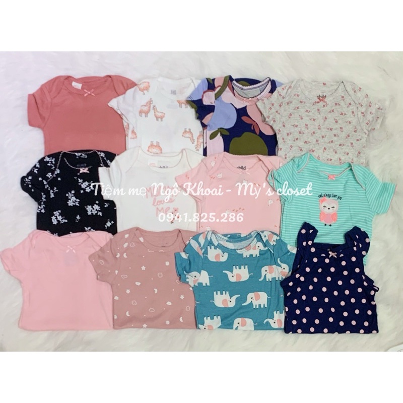 Chọn mẫu body chip bé gái 3-6m