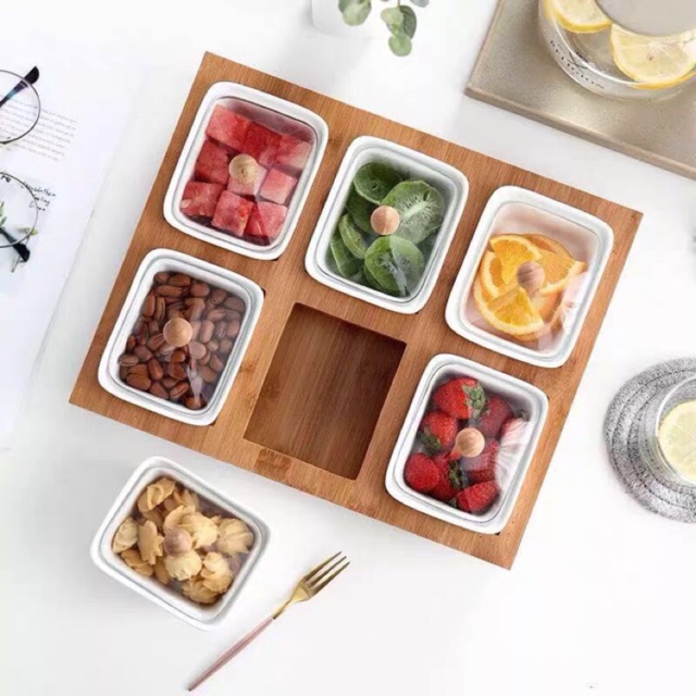 (Order) Khay đựng mứt tết phong cách Nhật Bản