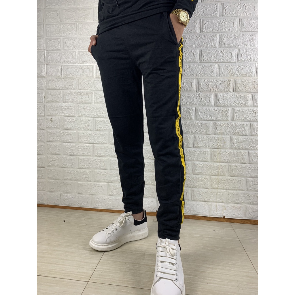 Bộ Nỉ Thể Thao Nam Kèm Mũ Kẻ Sọc Siêu Mềm Mịn - Bộ Thu Đông Chất Liệu Nỉ Cao Cấp - BD159 - Xưởng May Trung Kiên