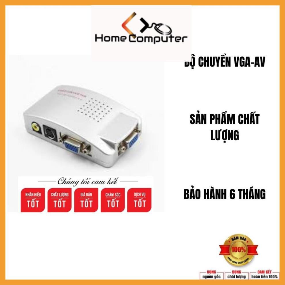 Bộ chuyển đổi VGA sang AV chính hãng tặng kèm nguồn. Bảo hành 6 tháng.Home computer