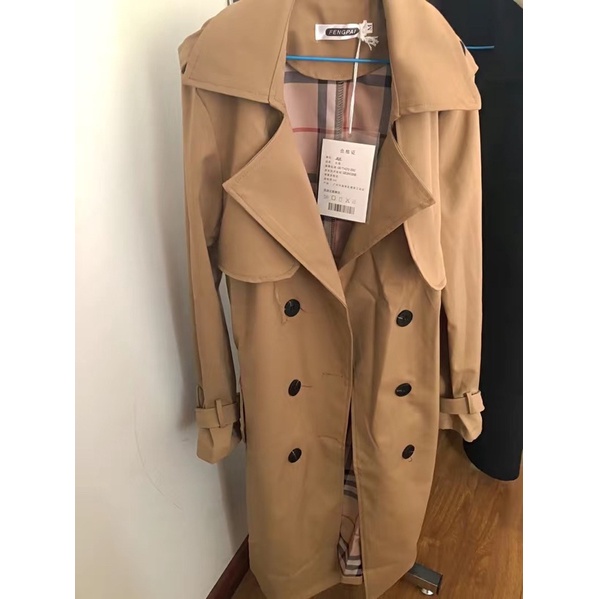 Áo khoác Măng tô kaki trendcoat BigSIZE lót caro- orde