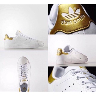 (Ảnh thật) Giày thể thao Stan Smith gót vàng