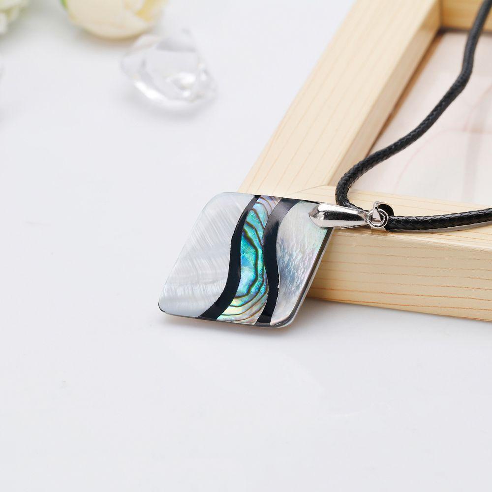 VANES1 Vòng cổ Mặt Vỏ Sò Tự Nhiên Thời Trang Cho Nữ