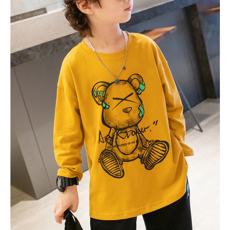 Áo Thun Cotton Phong Cách Hàn Quốc Mới Dành Cho Bé Trai