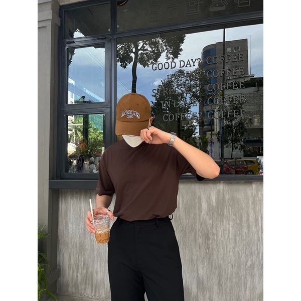 SIAM ÁO THUN NGẮN TAY PHOM RỘNG MÀU VINTAGE ĐƠN GIẢN