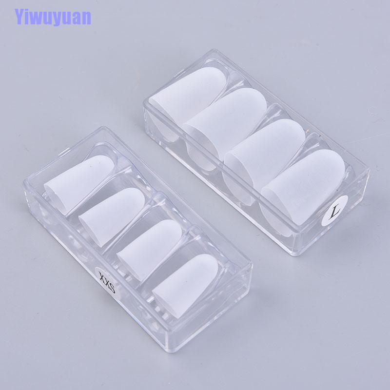Bộ 4 Vỏ Bọc Bảo Vệ Ngón Tay Bằng Silicone Khi Chơi Thể Thao
