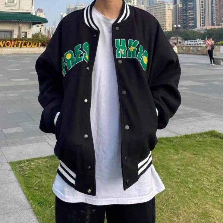 Áo Bomber Dù Freshkid Chất Dù 2 Lớp Size Form chuẩn Unisex Nam Nữ Couple thời trang kmg