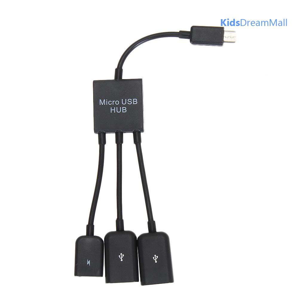 SAMSUNG Đầu Chia Cổng Otg 3 Trong 1 Tiện Dụng Chất Lượng Cao
