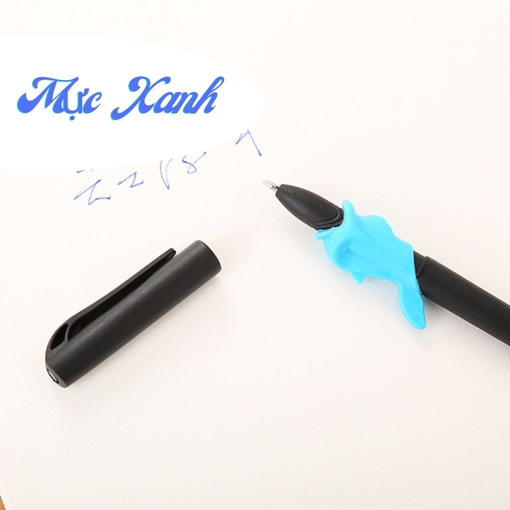 Bút Mực Xanh Gel Đen EDUSKY Thân Bút Rỗng Kèm 5 Ruột Bút Và Cài Bút Trang Trí Cho Học Sinh Sinh Viên Văn Phòng