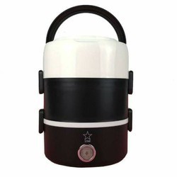 [XẢ KHO+FREE SHIP]  Hộp cơm hâm nóng cắm điện inox 3 tầng star | BigBuy360 - bigbuy360.vn