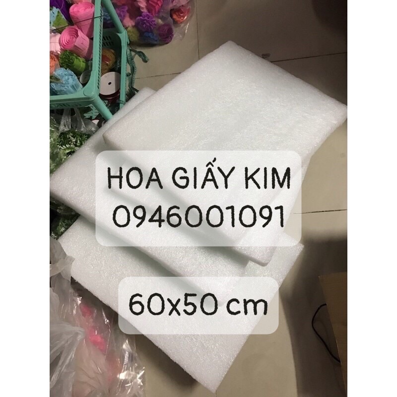 Tấm mút xốp dẻo cắm hoa (kích thước lớn 50*60cm)