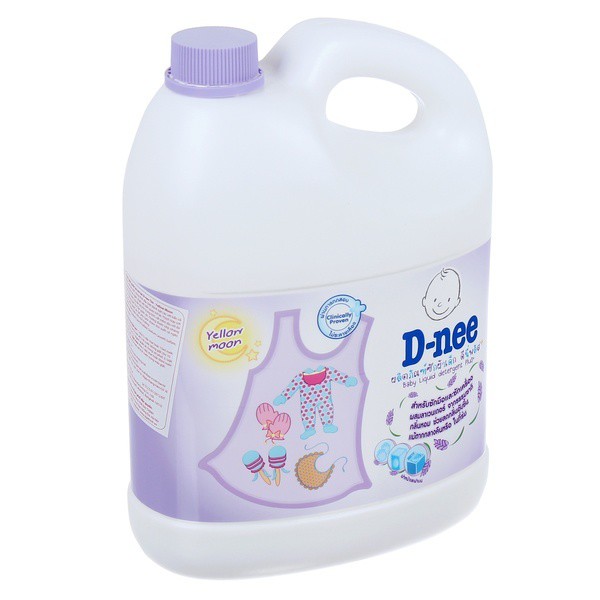 Nước giặt xả vải Dnee 3000ml màu xanh, tím, hồng,xanh organic thái lan