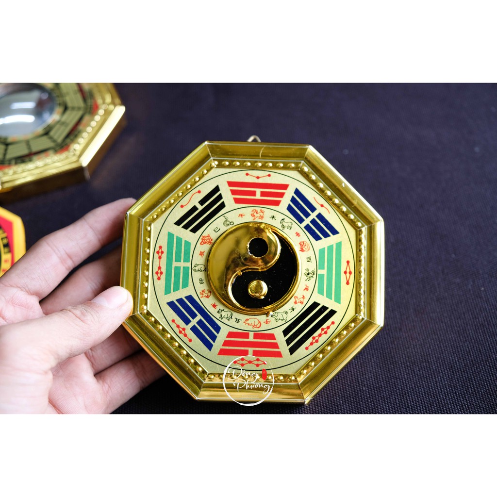 Bát Quái Ông Hổ Phong Thuỷ - Bát Quái Âm Dương - Gương Phản Chiếu treo trước cửa gia đình