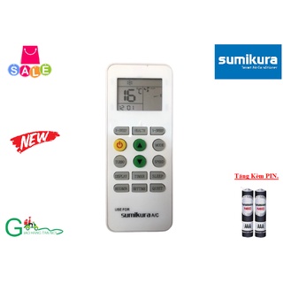 Điều khiển điều hòa Sumikura 2 chiều dùng cho các dòng Sumikura APS/APO- Hàng mới 100% Chất lượng tốt-Tặng Kèm PIN