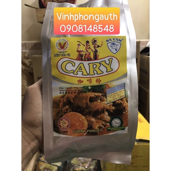 Bột cà ri Bà Tám 500gr