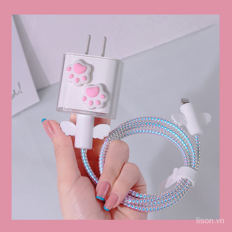 Đầu bảo vệ cáp sạc sử dụng cho Apple12 iPhone11promax 20W