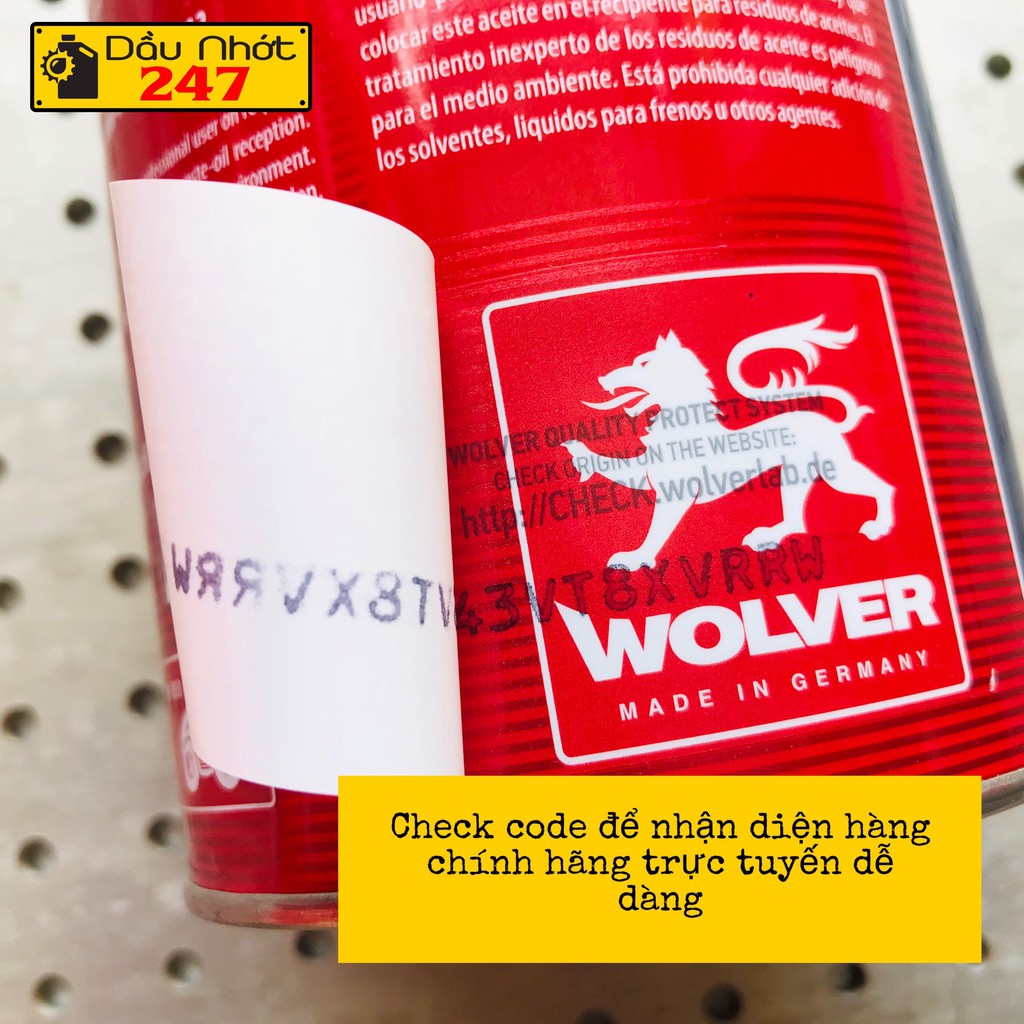 (Lon 800ml) Thùng nhớt 6 lon Wolver Special Racing 10w40 - kèm quà tặng