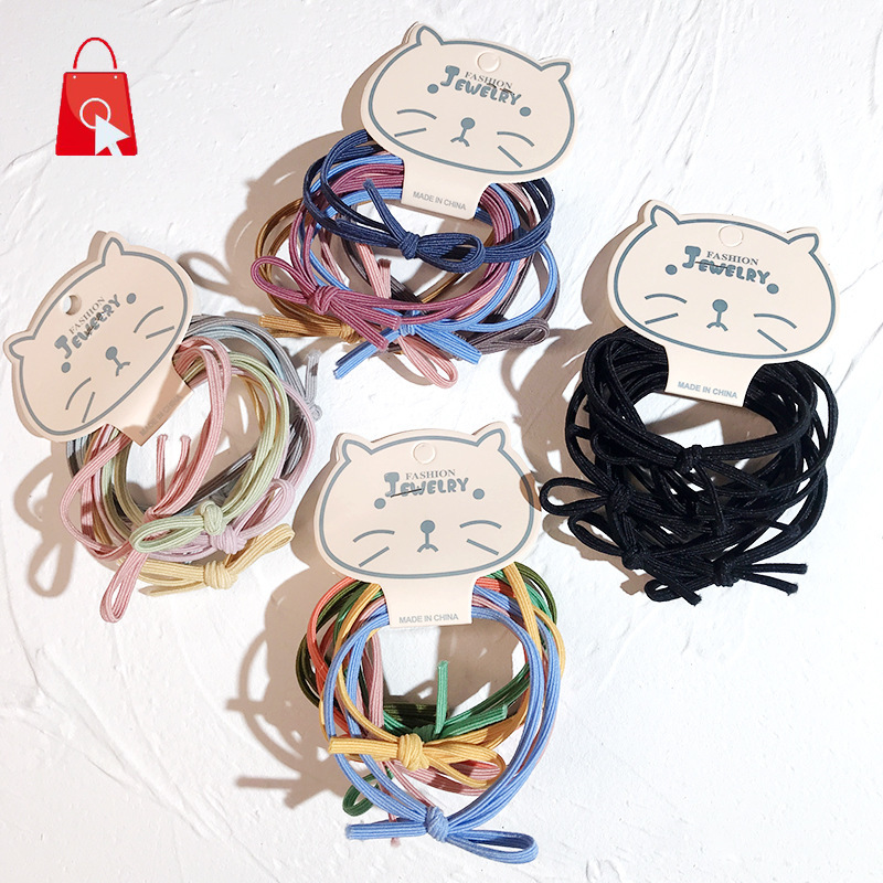 Set 6 Dây Buộc Tóc Thắt Nơ Jp1